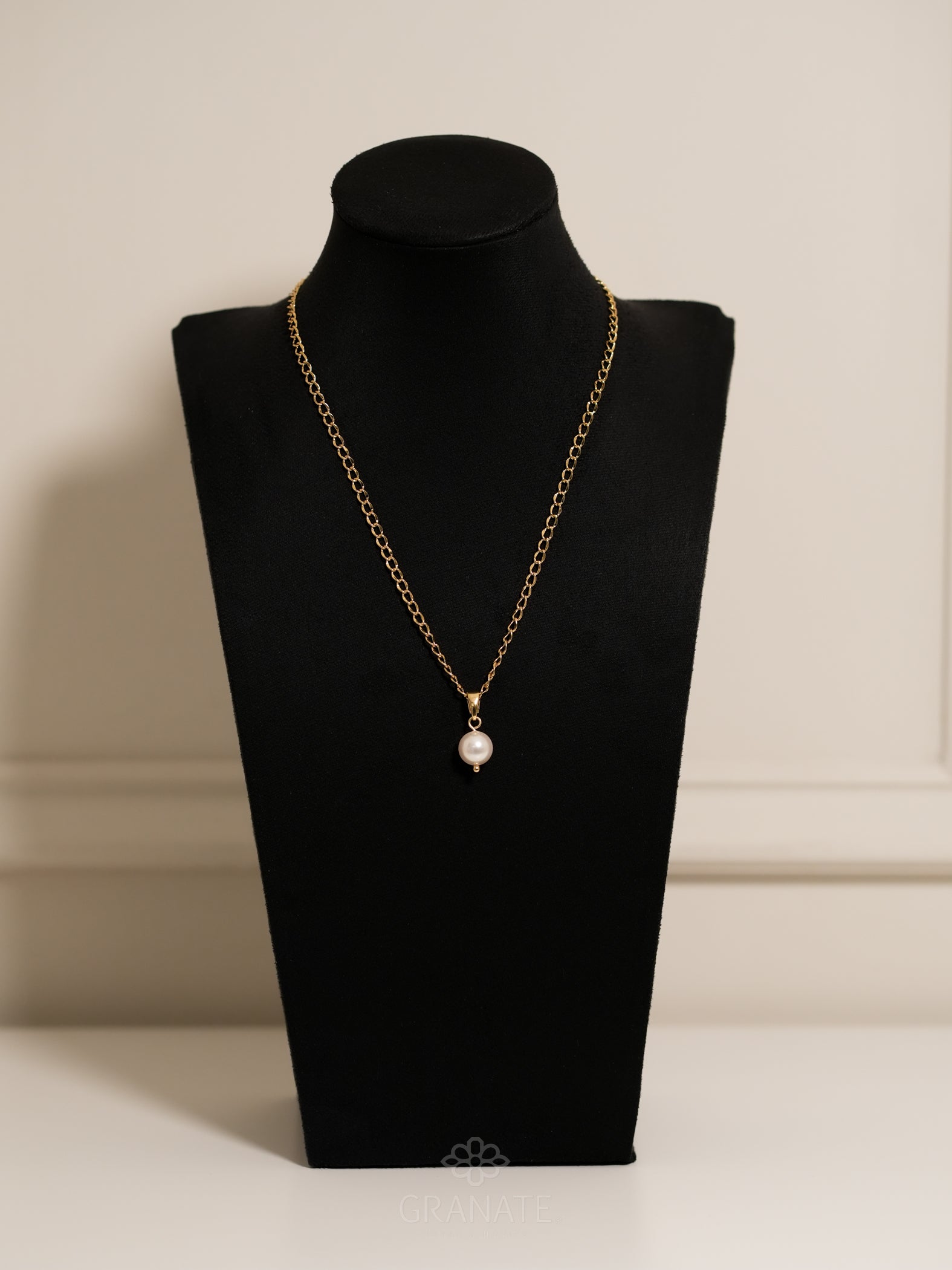 Collar Dije Perla Swarovski