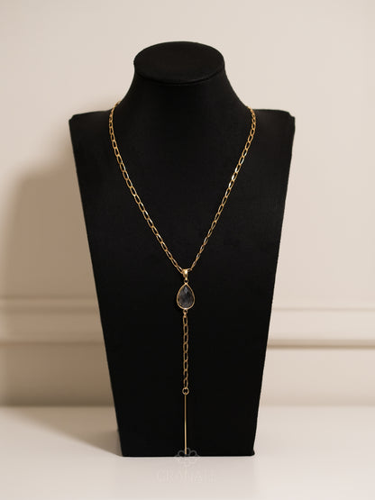 Collar Corbatín Gota Barra