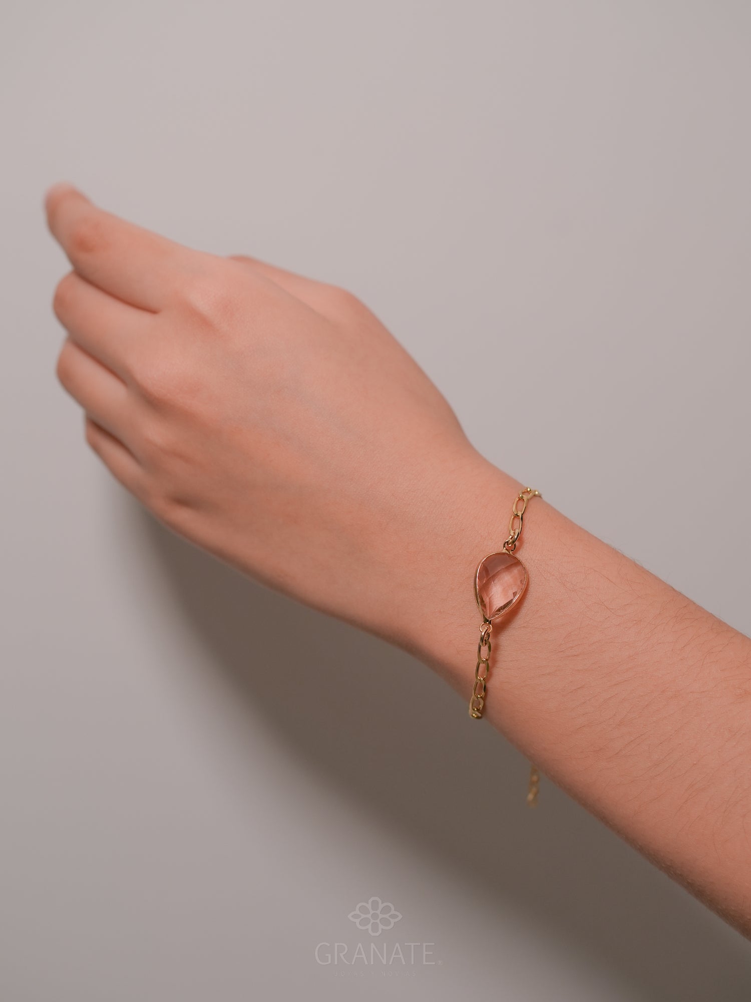 Pulsera Gota Rosa