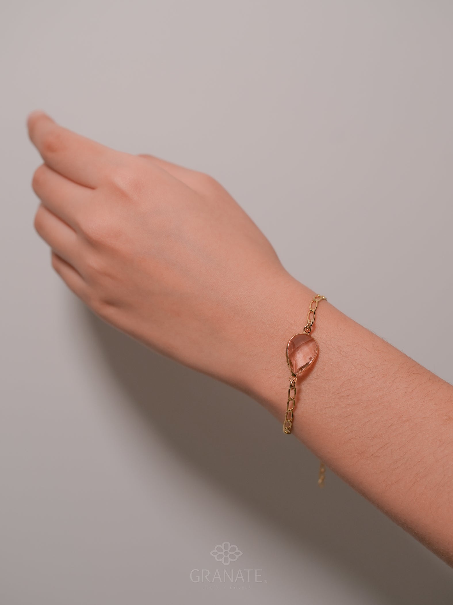 Pulsera Gota Rosa
