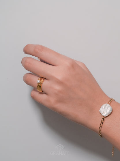 Anillo Perla Central