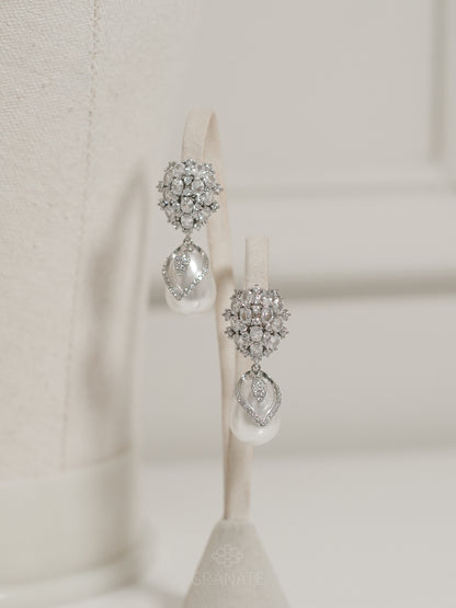 Aretes Perla Gota Grande