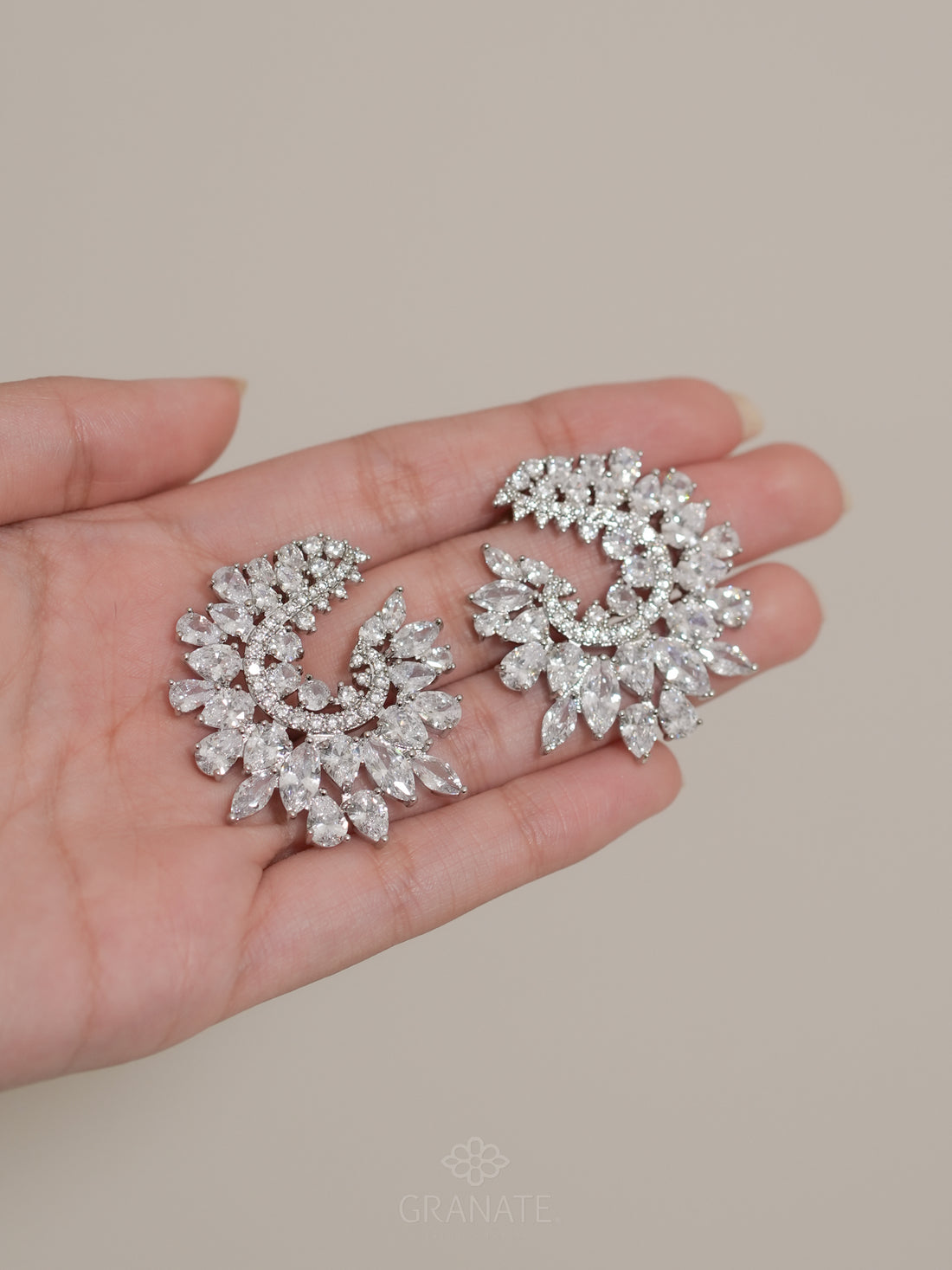 Aretes Gancho Zirconias