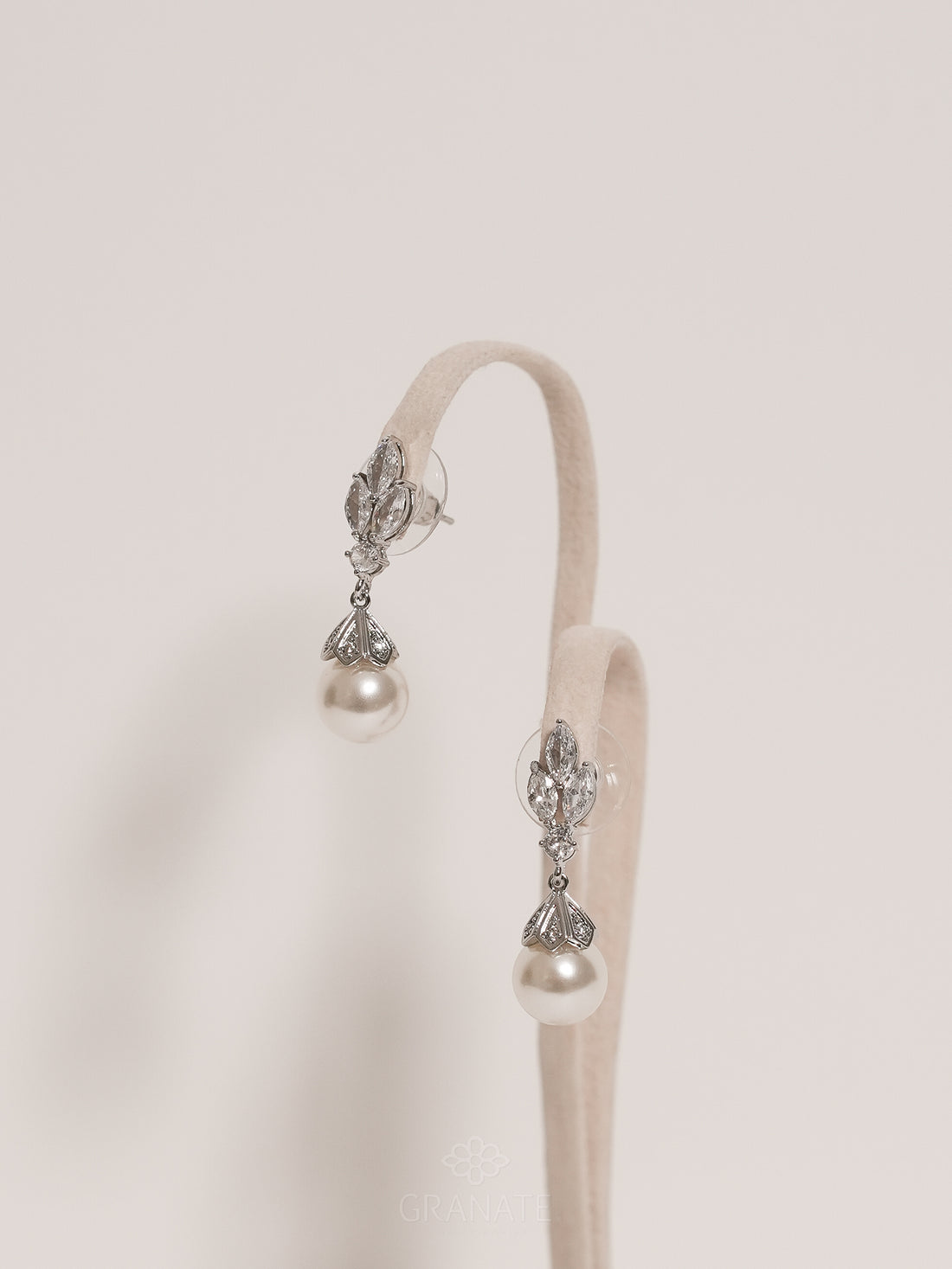 Aretes 3 Marquises y Perla