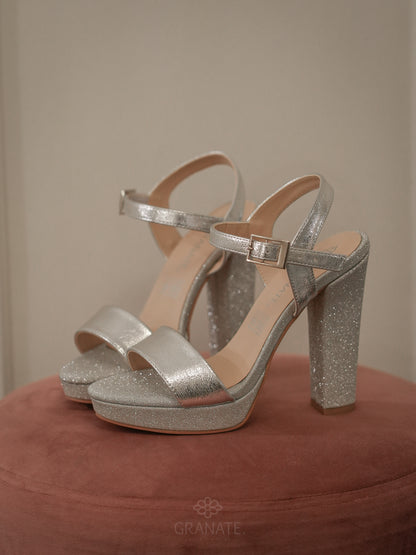 Sandalia Naira Plateado