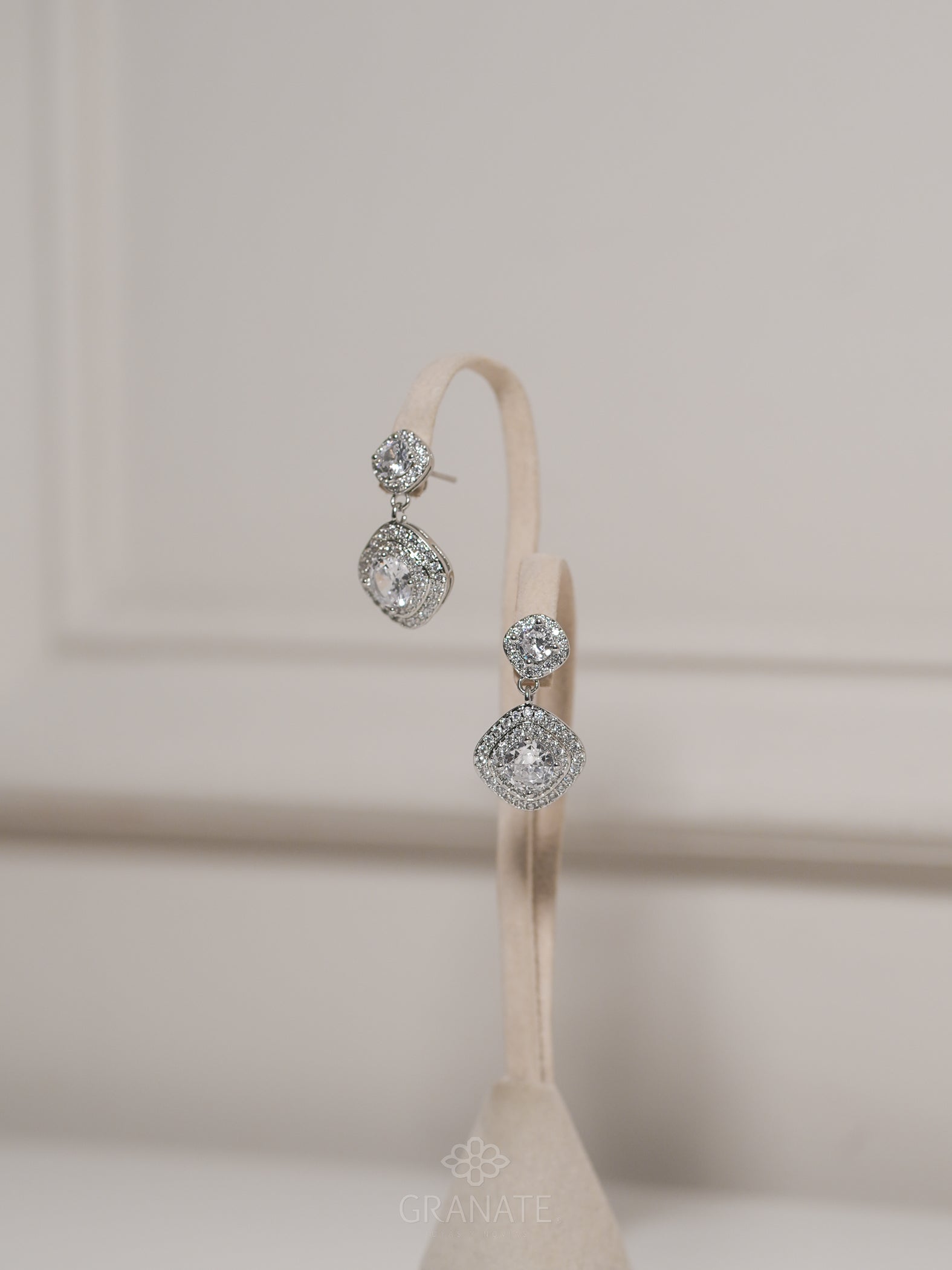 Aretes Rombos Halo