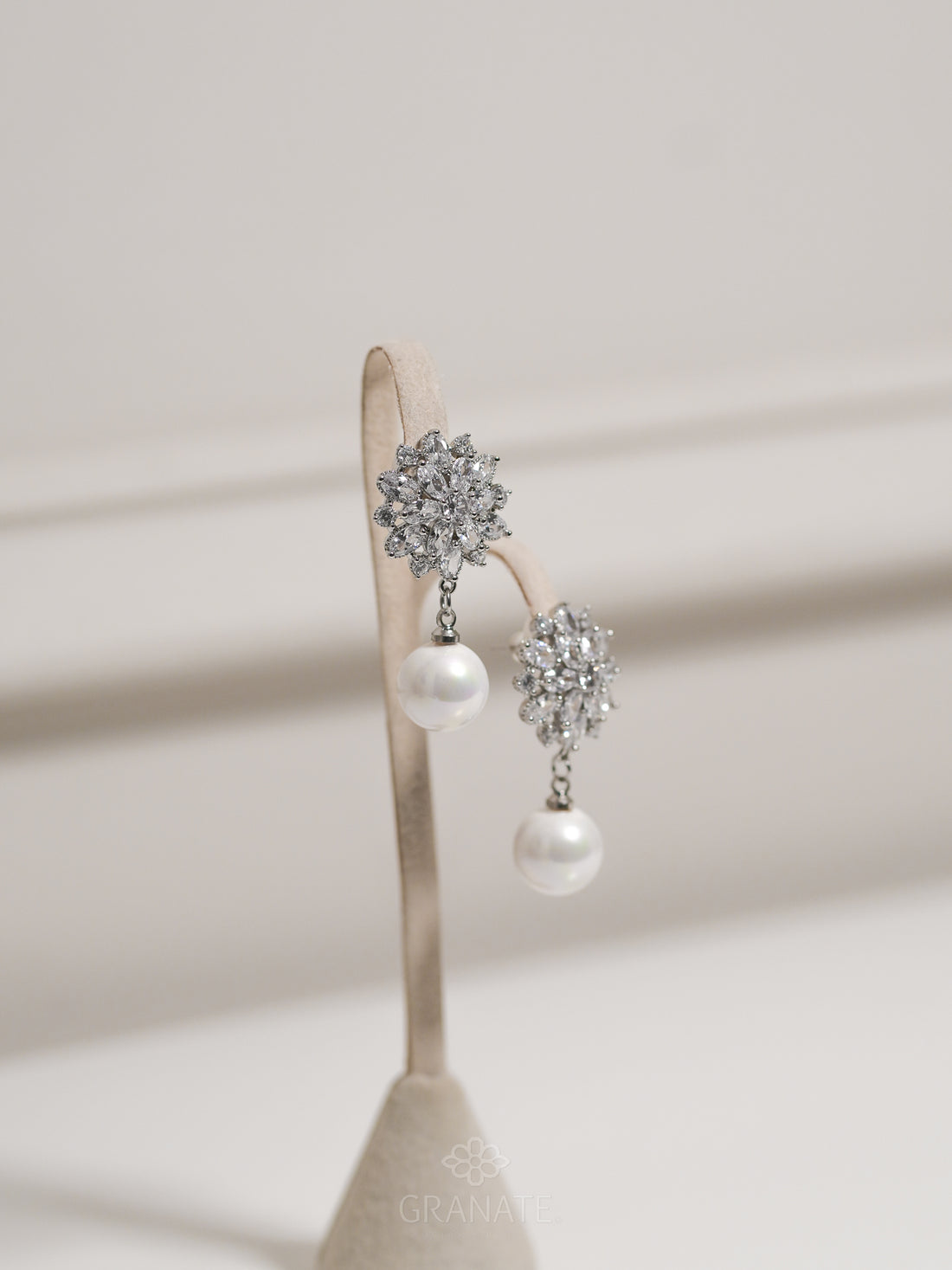 Aretes Flor y Perla
