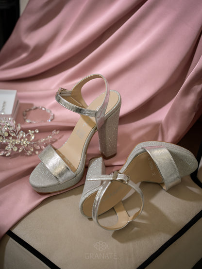 Zapatillas Naira Plateado