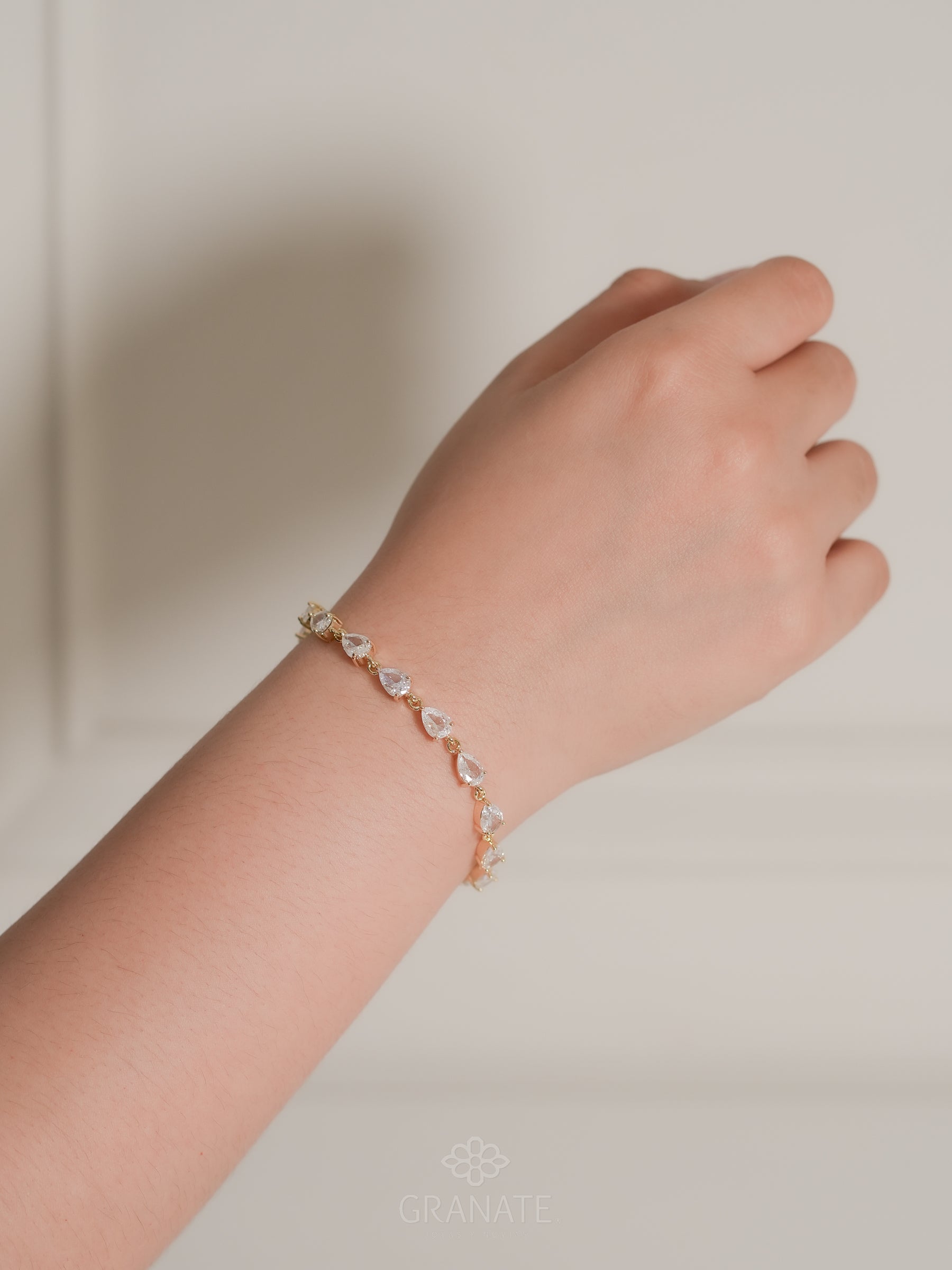 Pulsera Gotas - Dorado