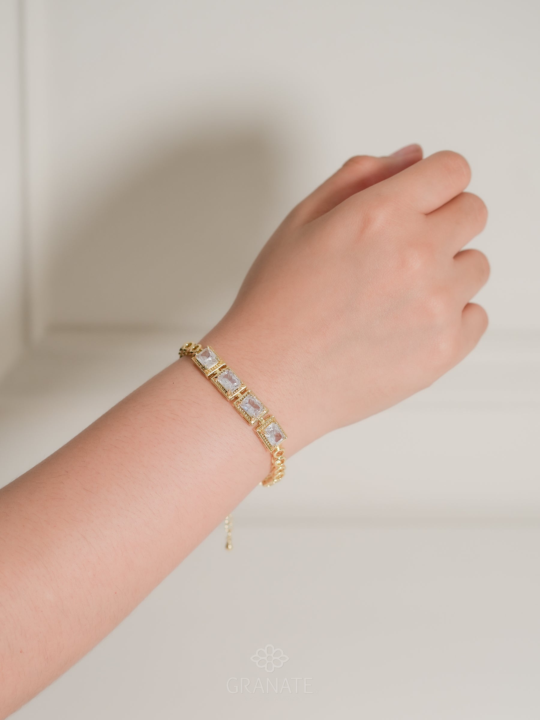 Pulsera 4 Rectángulos Halo