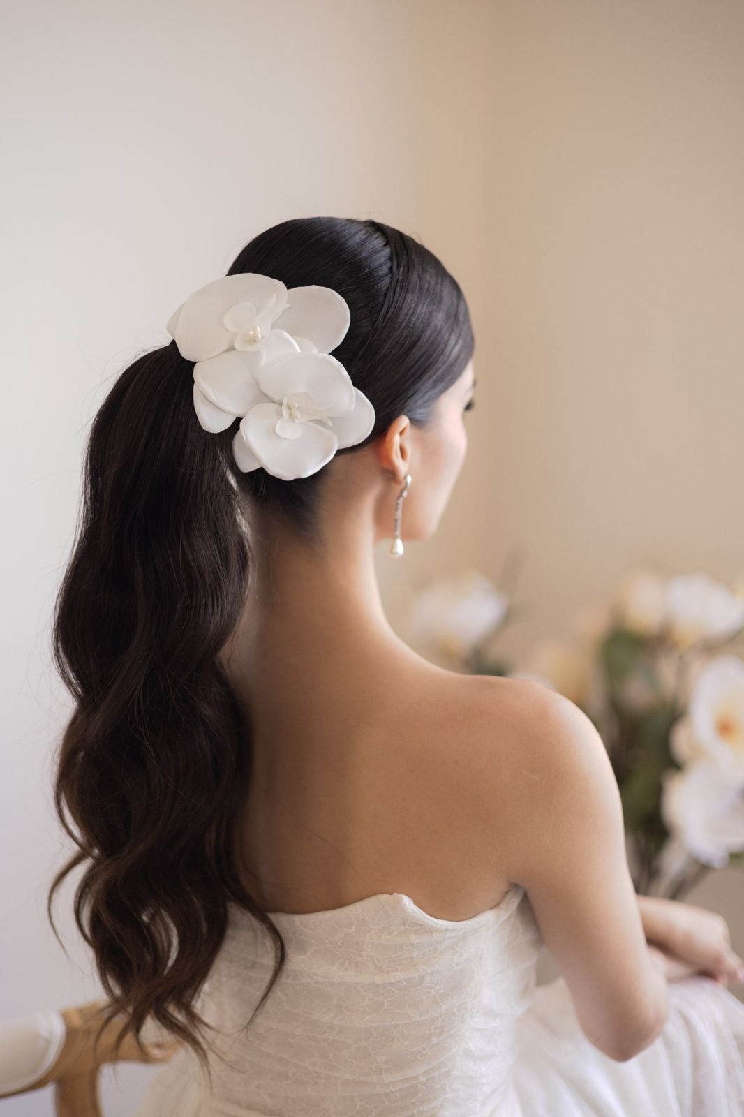 Dúo Tocados Orquídeas Lan