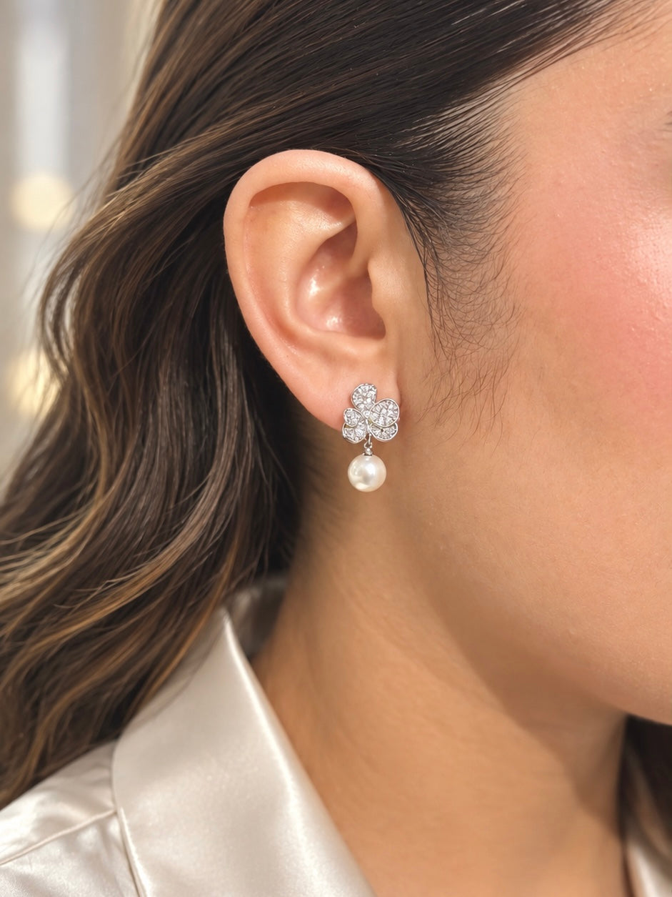 Aretes Orquídea y Perla