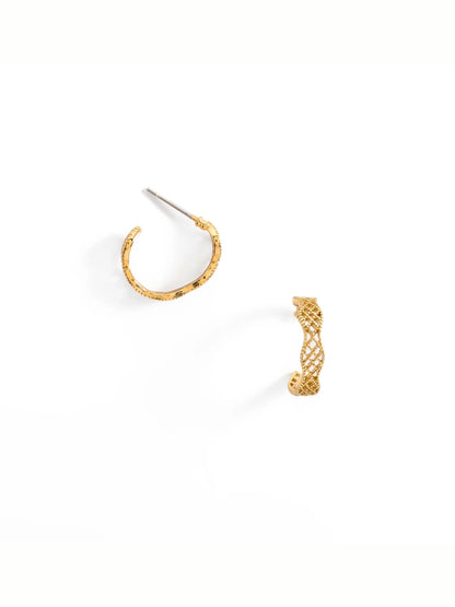 Aretes Rombos Calados