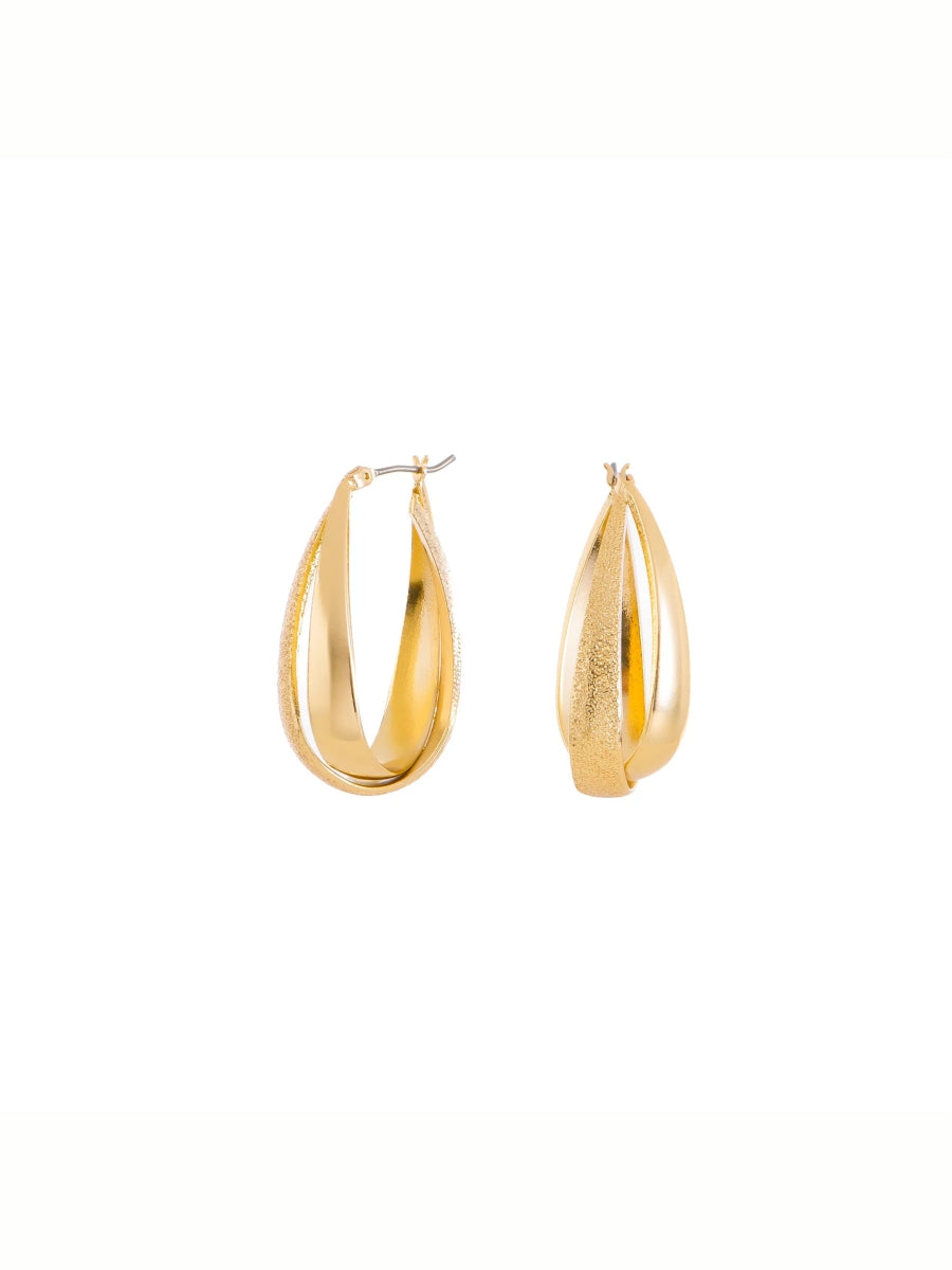 Arracadas Doble Oval