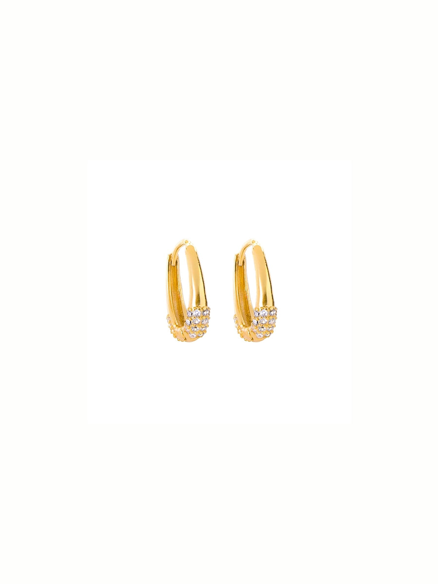 Huggies Oval Zirconia Abajo