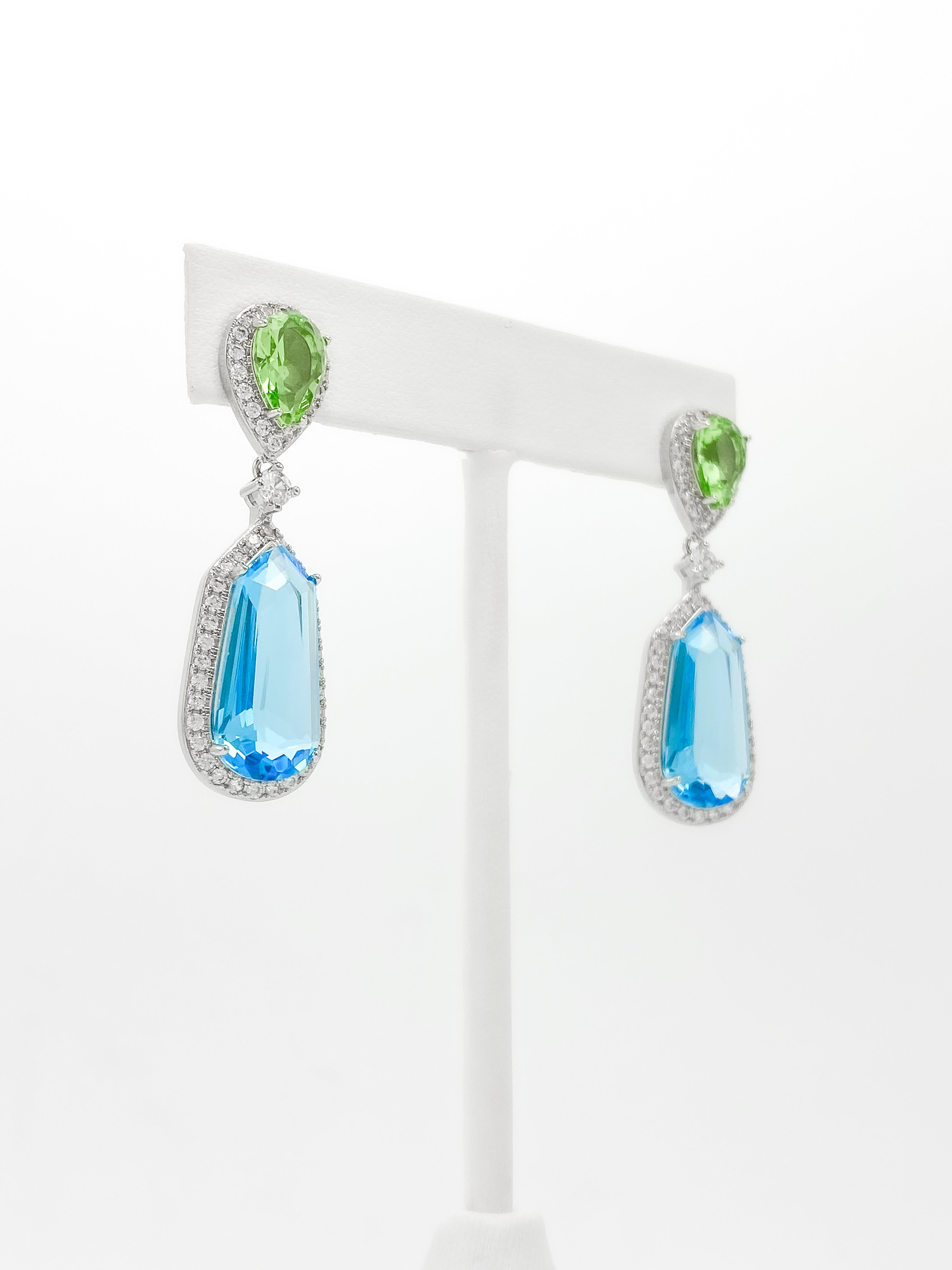 Aretes Péndulo Aqua