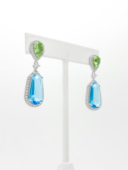 Aretes Péndulo Aqua