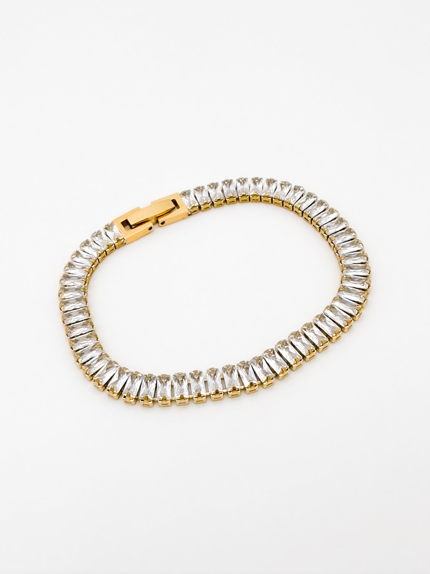 Pulsera Baguette - Transparente
