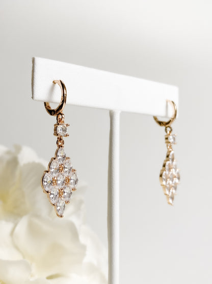 Aretes Marquises Rombo