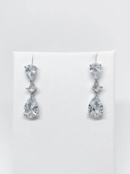Aretes Gotas Zirconia