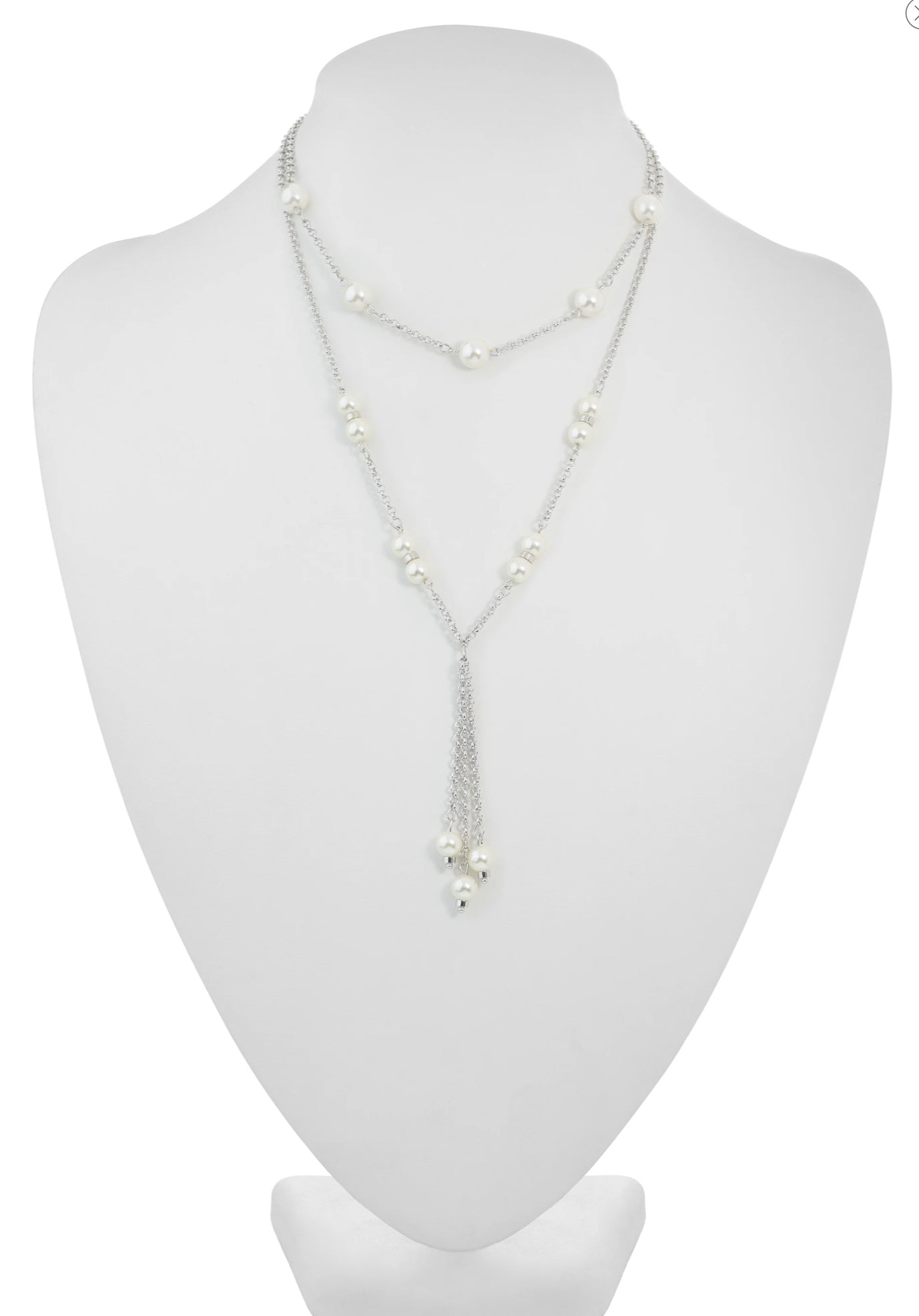 Collar Corbatín - Plateado